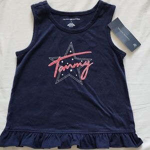Tommy Hilfiger Kids Navy Tank Top with Star Design